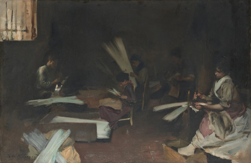 Venezia glassblåsere - John Singer Sargent