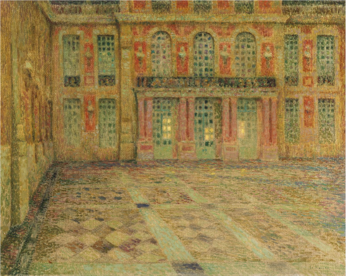Versailles: Æresgårdsplassen - Henri Le Sidaner