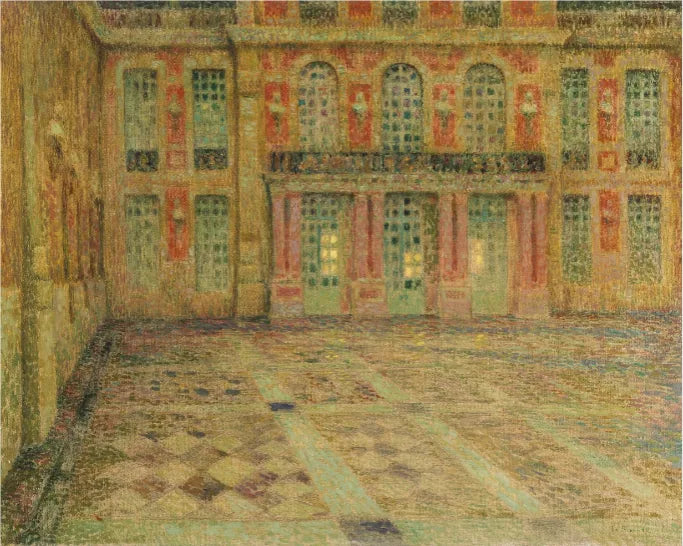 Versailles: Æresgårdsplassen - Henri Le Sidaner