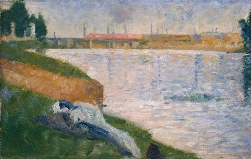 Klær på gresset - Georges Seurat