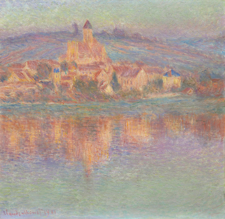Vétheuil, kveldseffekt - Claude Monet