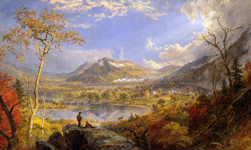Starrucca-viadukten, Pennsylvania - Jasper Francis Cropsey