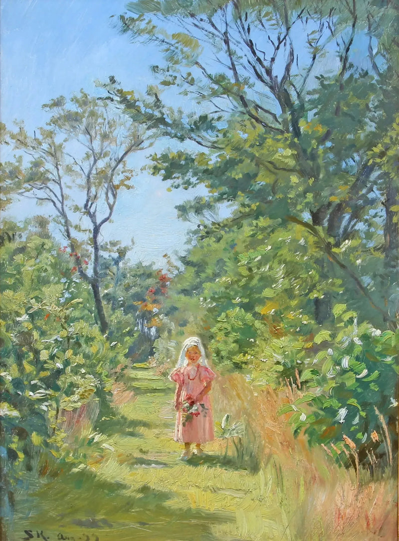 Vibeke Krøyer i plantasjen - Peder Severin Krøyer