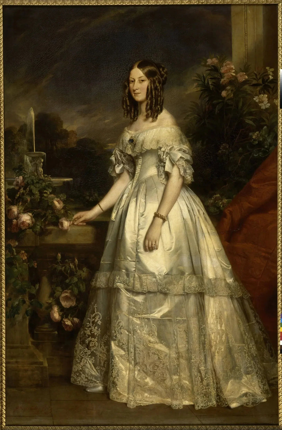 Victoire-Auguste-Antoinette av Sachsen-Cobourg-Gotha, hertuginne av Nemours - Franz Xaver Winterhalter

Source:
Victoire-Auguste-Antoinette de Saxe-Cobourg-Gotha, duchesse de Nemours - Franz Xaver Winterhalter