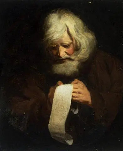 Gammel mann lesende - Joshua Reynolds