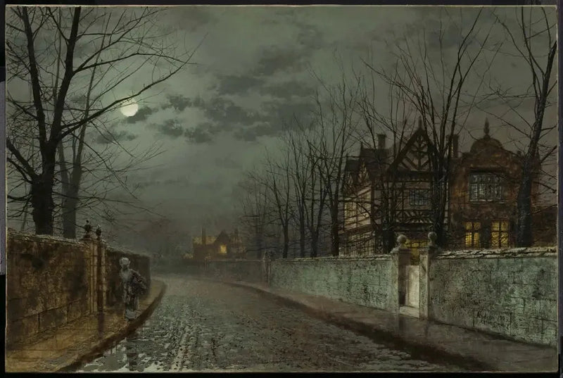 Gammel engelsk hus i måneskinn - John Atkinson Grimshaw

Source:
Vieille maison anglaise au clair de lune - John Atkinson Grimshaw