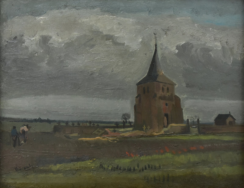 Det gamle tårnet i Nuenen - Vincent van Gogh