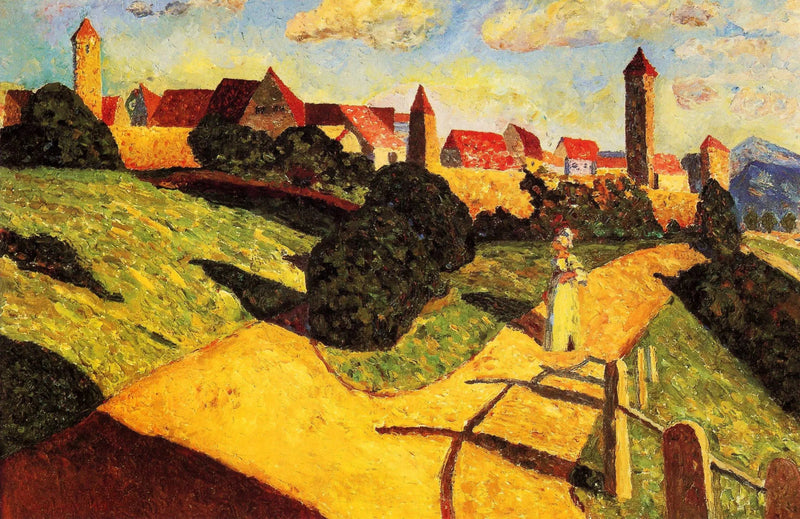 Gamle By II - Vassily Kandinsky