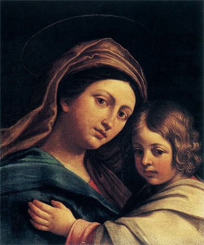 Jomfru med barnet - Annibale Carracci