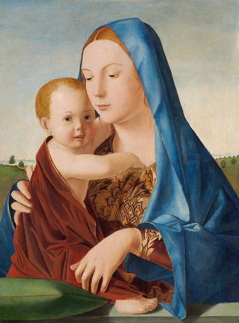 Jomfru med barnet - Antonello de Messine