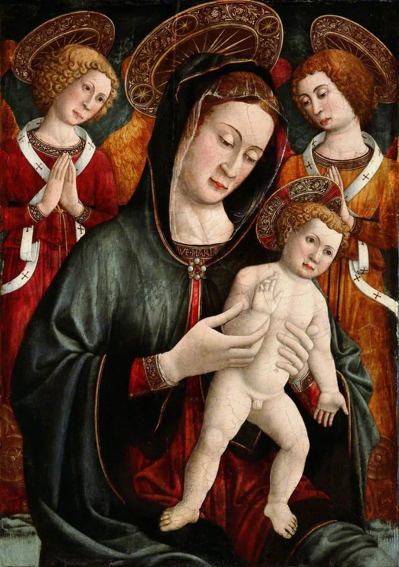 Jomfru med barnet og engler - Giovanni Francesco da Rimini