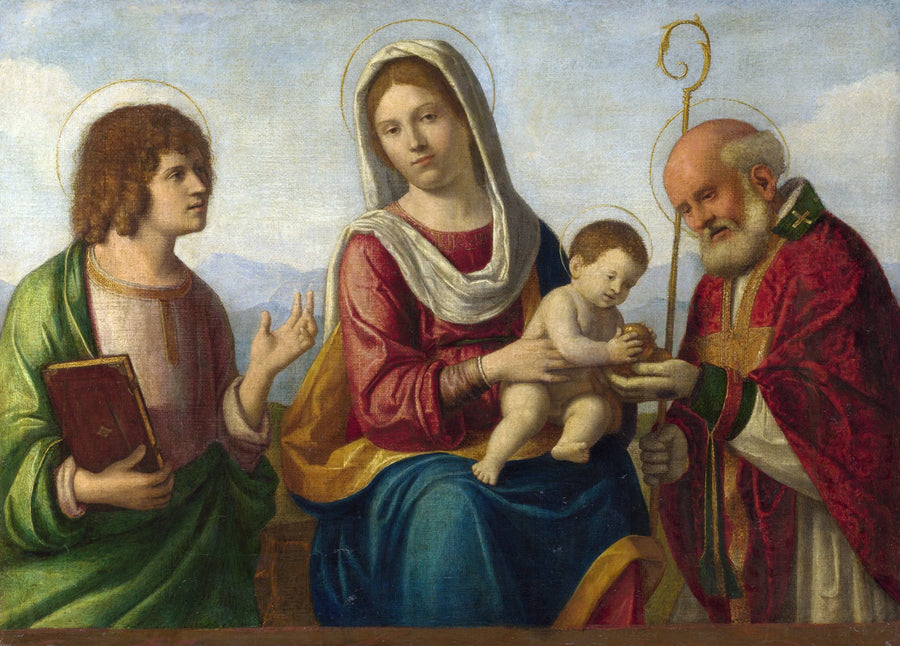 Jomfru med barnet og helgener - Cima da Conegliano