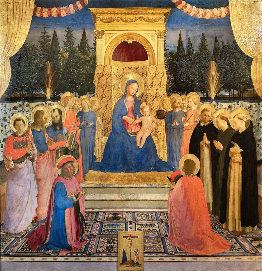 Jomfru med barnet med helgener - Fra Angelico

Source:
Vierge à l'Enfant avec des saints - Fra Angelico
