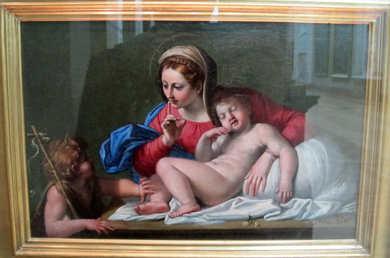 Jomfru med barnet og Sankt Johannes - Domenichino