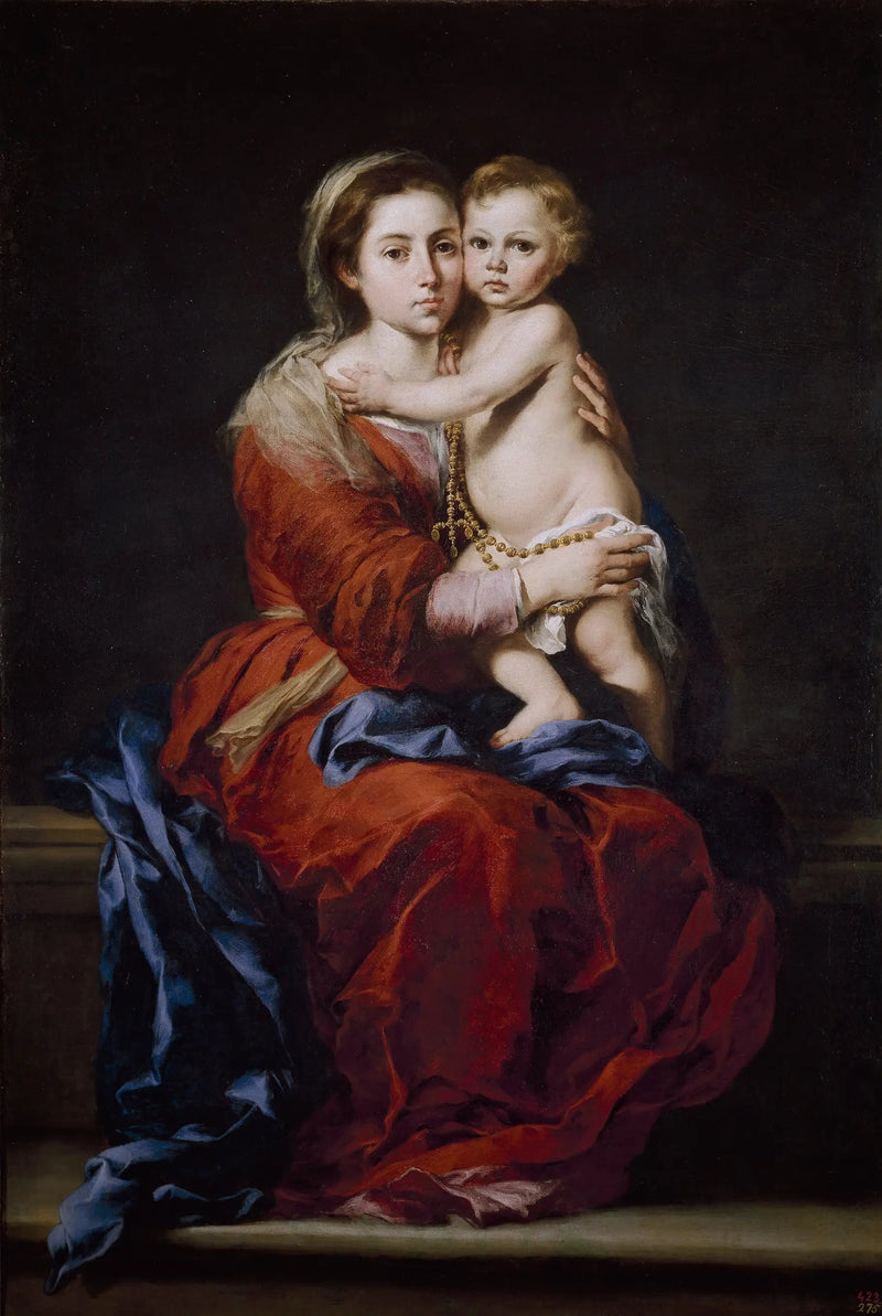 Jomfru med barnet med en rosenkrans - Bartolomé Esteban Murillo

Source:
Vierge à l'Enfant avec un chapelet - Bartolomé Esteban Murillo
