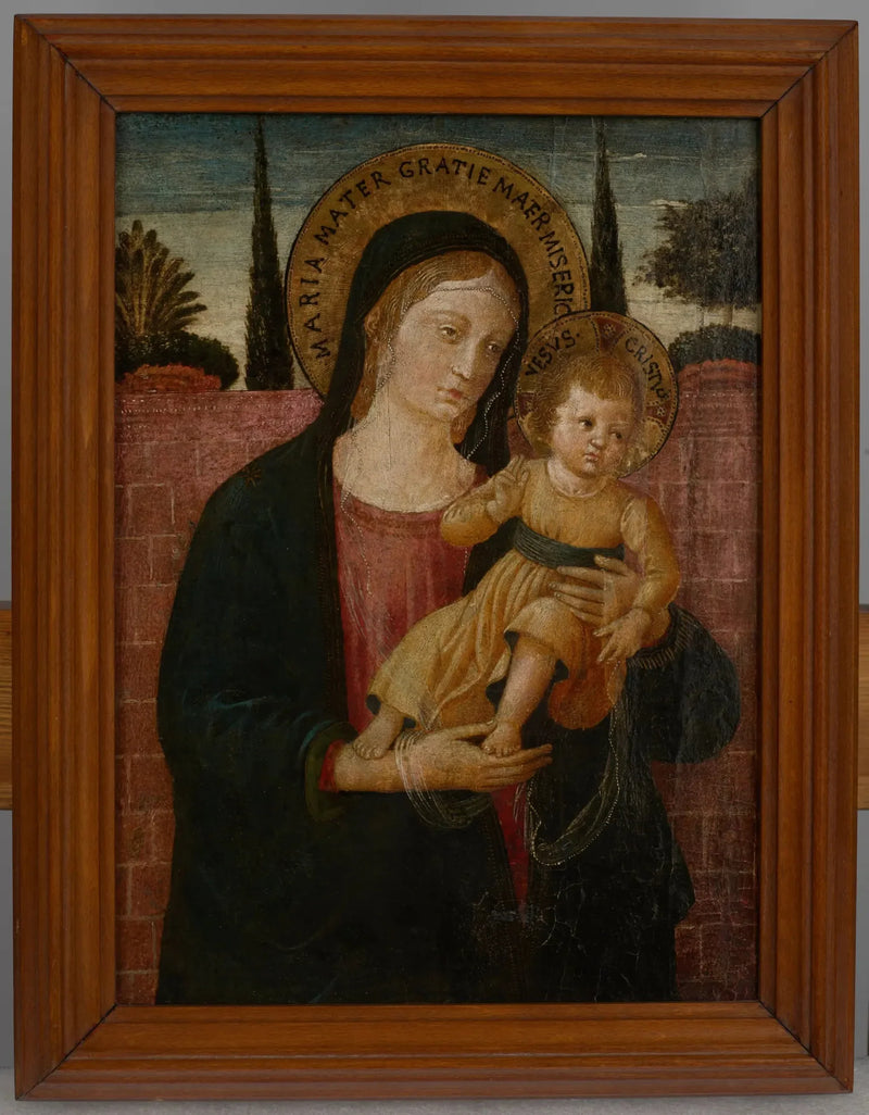 Jomfru med barnet - Benozzo Gozzoli