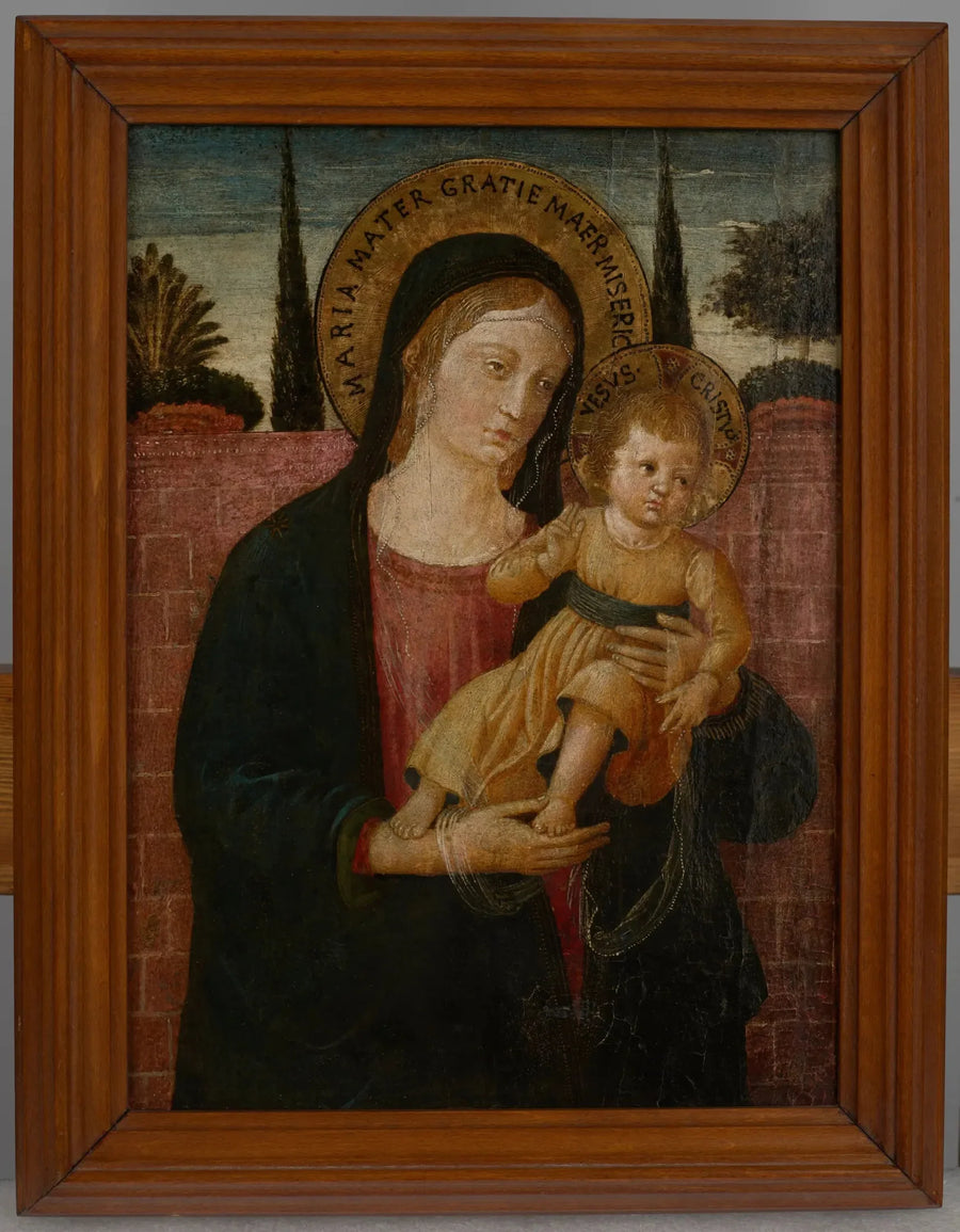 Jomfru med barnet - Benozzo Gozzoli