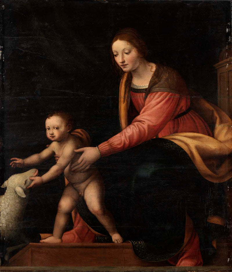 Jomfru med barnet - Bernardino Luini