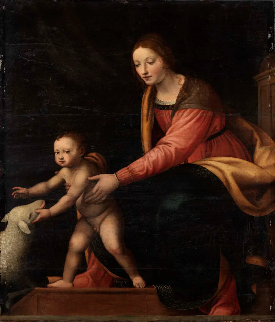 Jomfru med barnet - Bernardino Luini