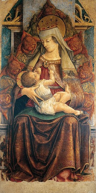 Jomfru med barnet - Carlo Crivelli