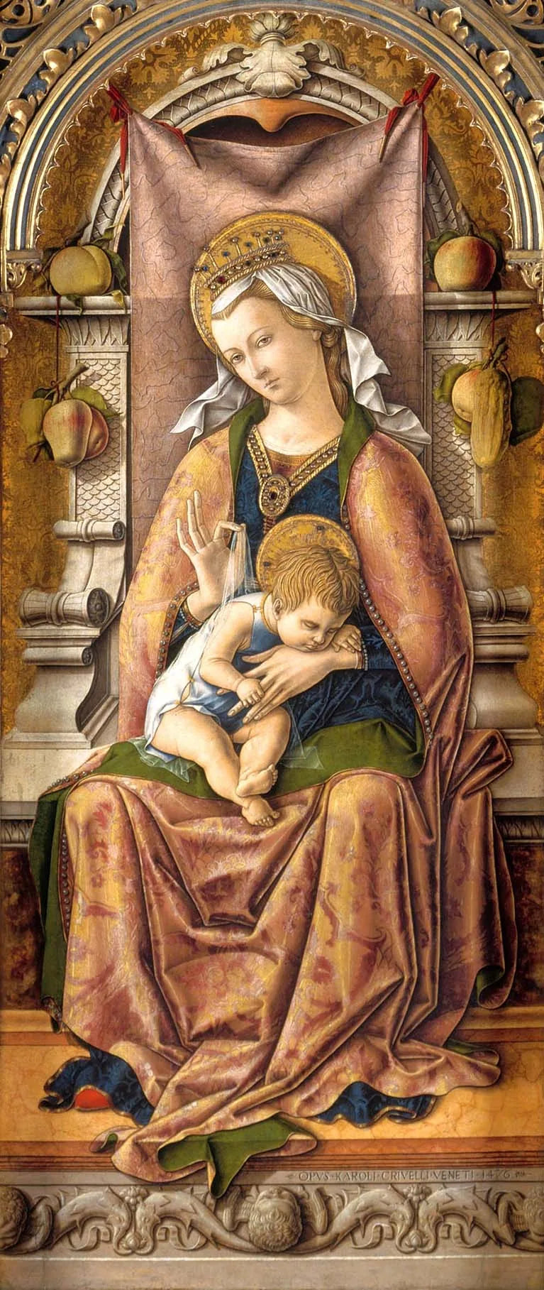 Jomfru med barnet - Carlo Crivelli