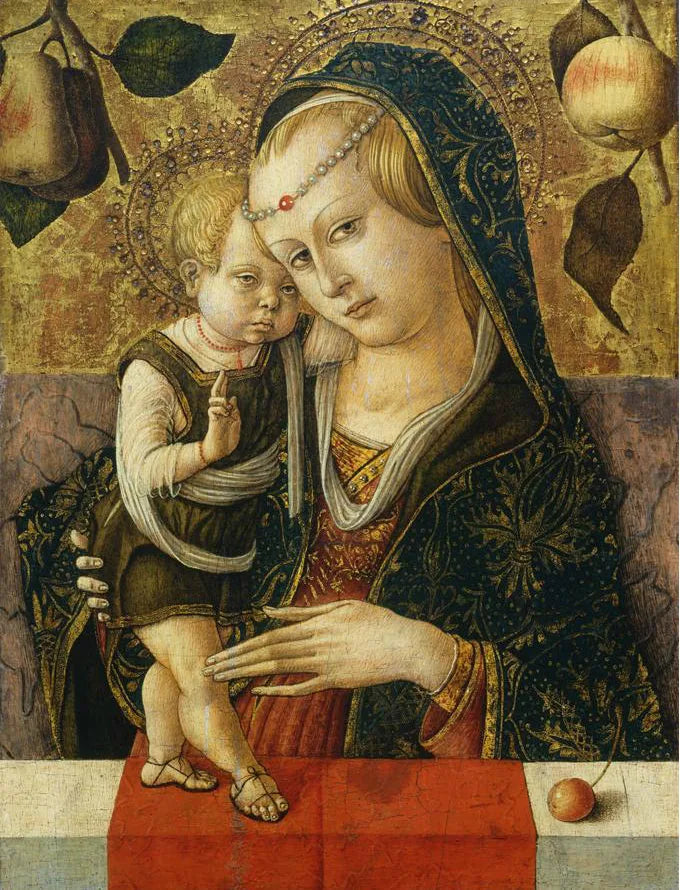Jomfru med barnet - Carlo Crivelli