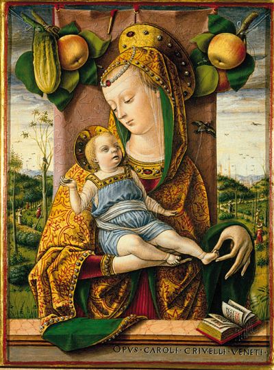 Jomfru med barnet - Carlo Crivelli