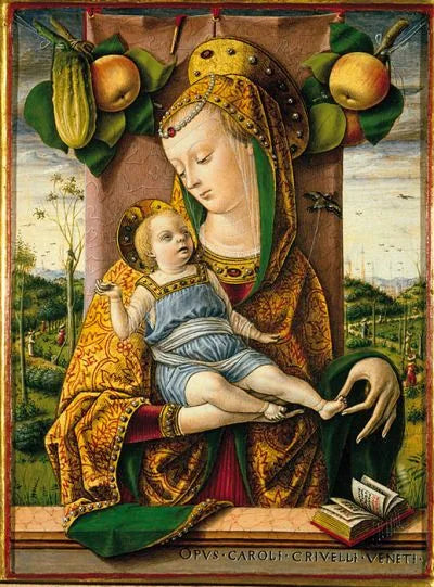 Jomfru med barnet - Carlo Crivelli