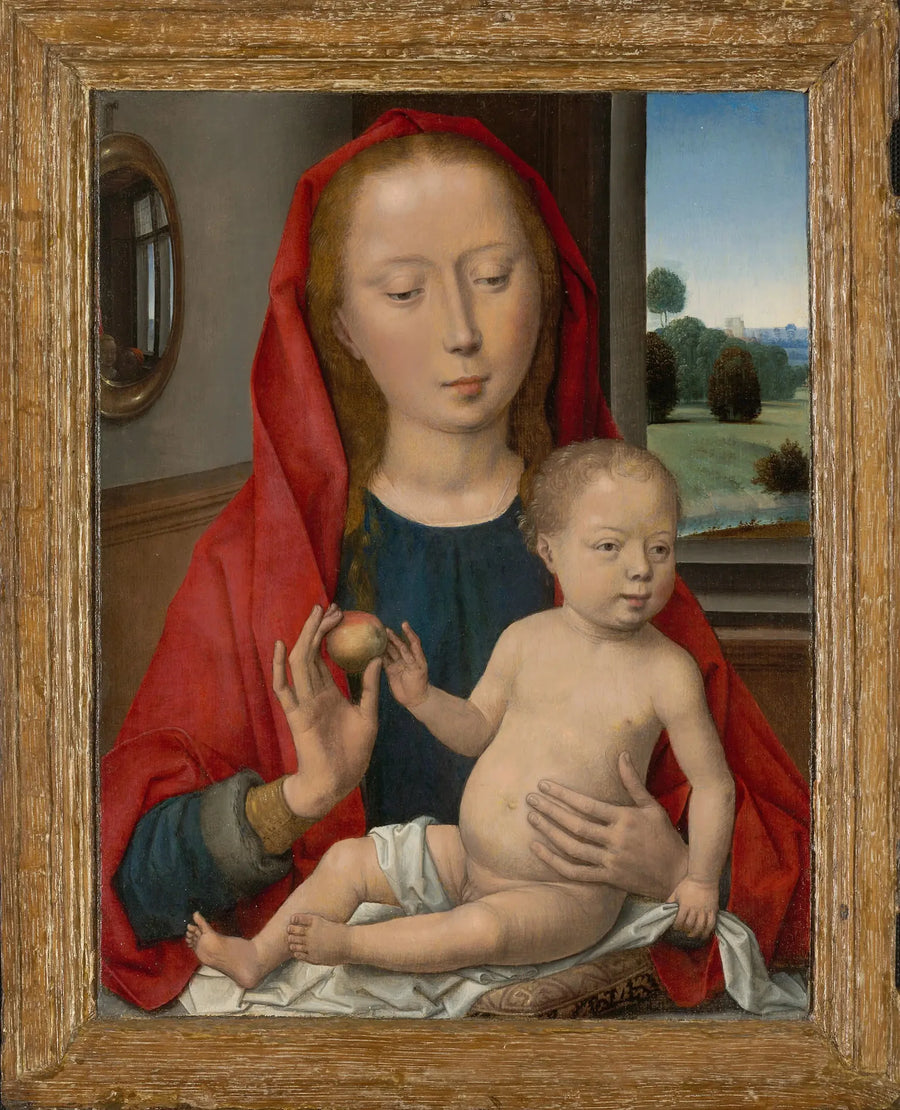 Jomfru med barnet (Chicago) - Hans Memling
