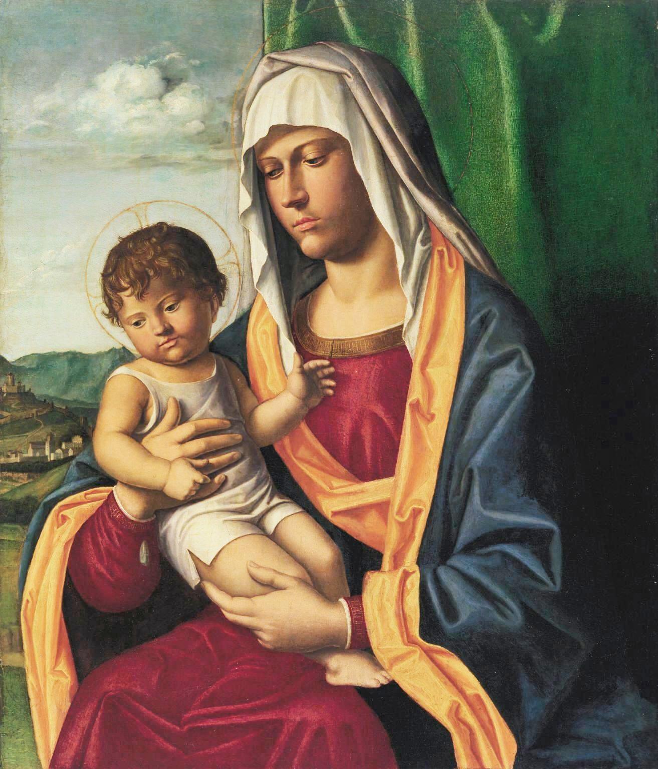 Vierge à l'Enfant. - Cima da Conegliano image 1 copie de tableau peinte à la main
