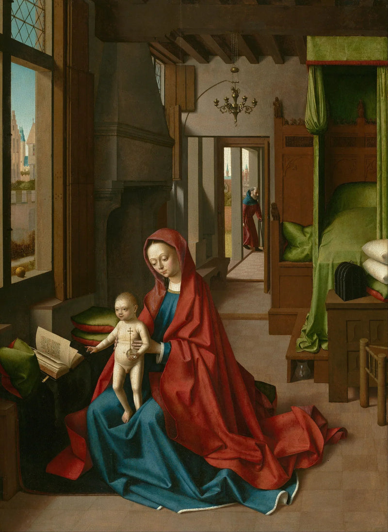 Jomfru med barnet i et interiør - Petrus Christus