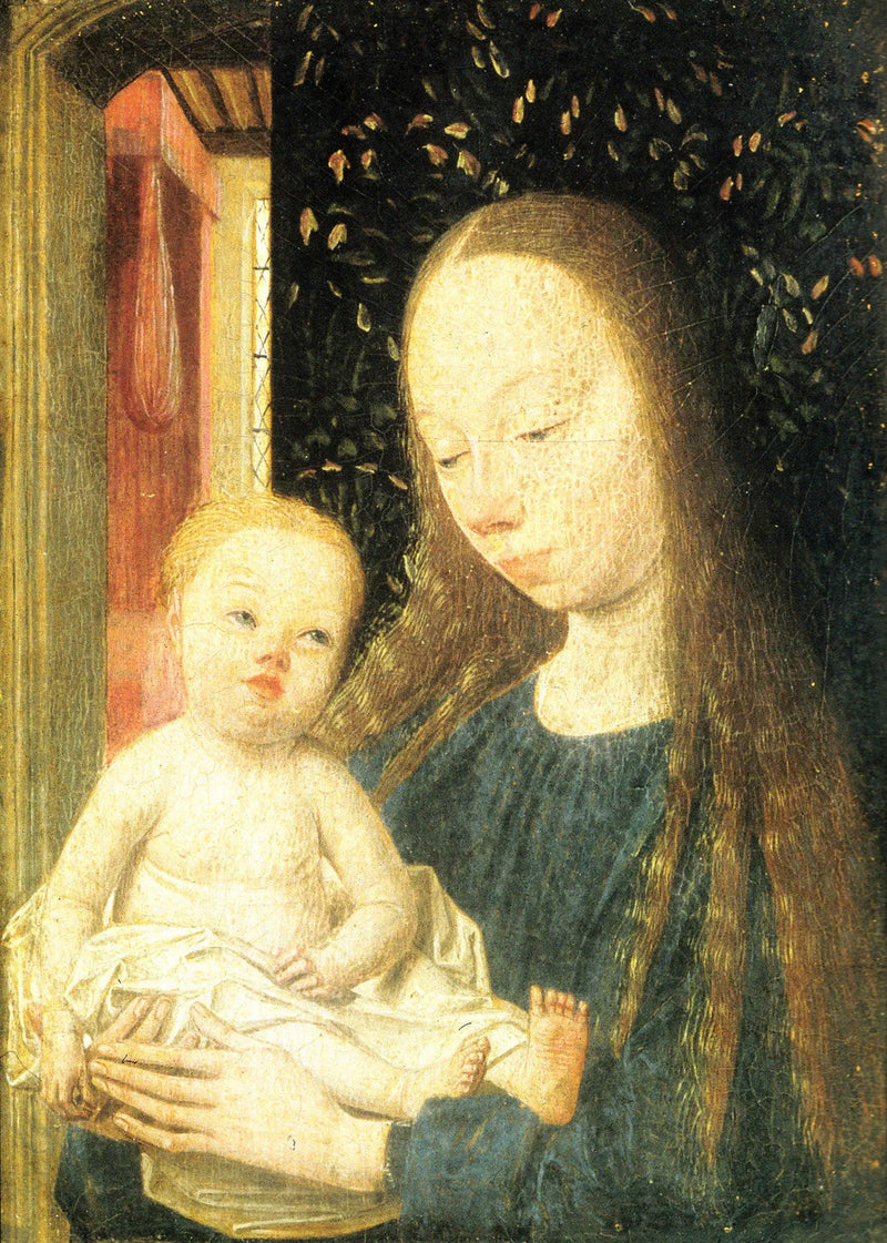 Jomfru med barnet i halvlengde - Geertgen tot Sint Jans