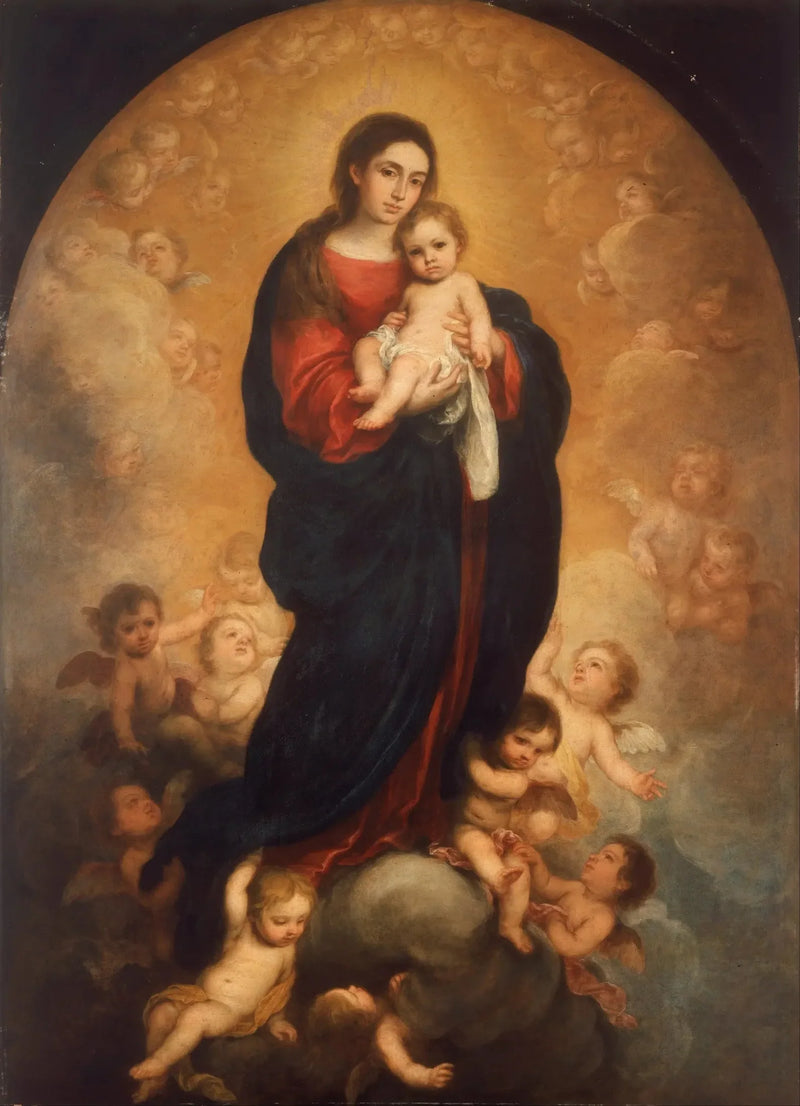 Jomfru med barnet i herlighet - Bartolomé Esteban Murillo

Source:
Vierge à l'Enfant en gloire - Bartolomé Esteban Murillo