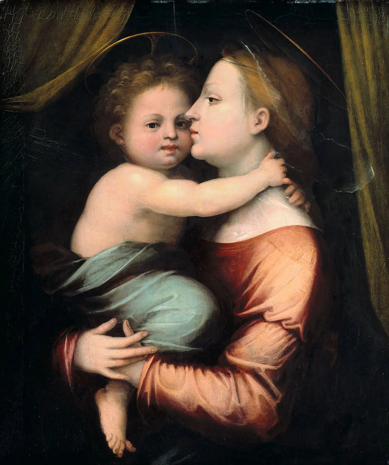 Jomfru med barnet - Fra Bartolomeo