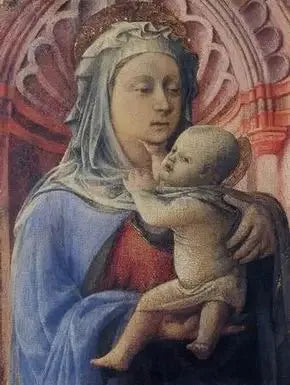 Jomfru med barnet - Fra Filippo Lippi