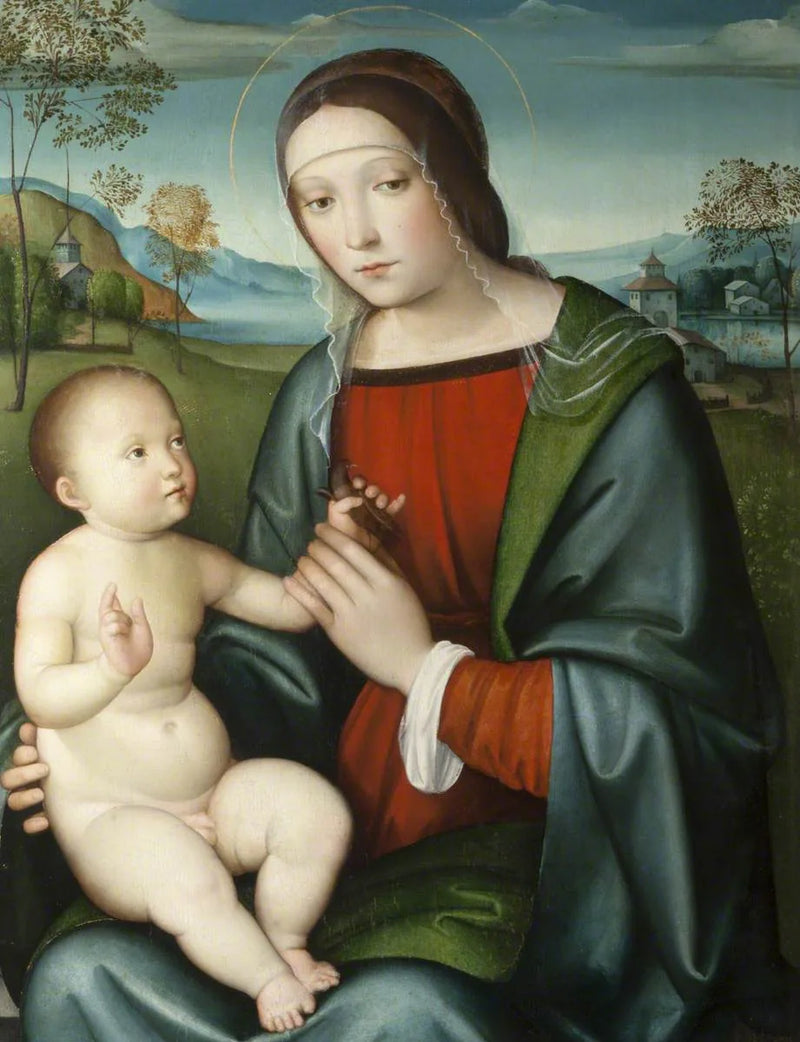 Jomfru med barnet - Francesco Francia