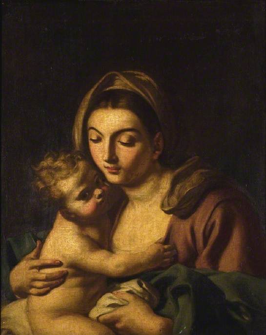 Jomfru med barnet - Francesco Solimena