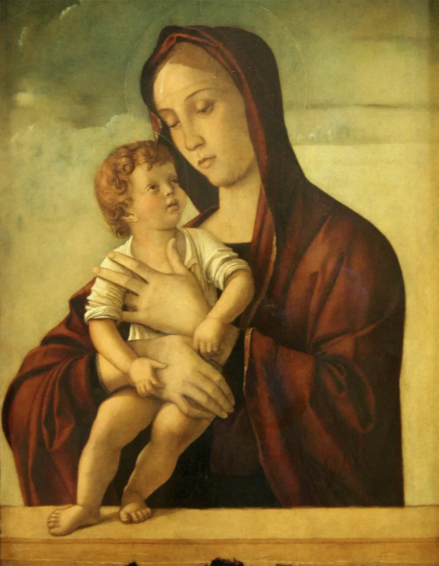Jomfru med barnet - Giovanni Bellini