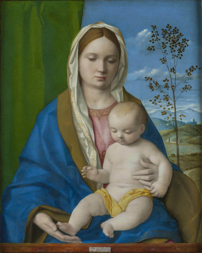 Jomfru med barnet - Giovanni Bellini