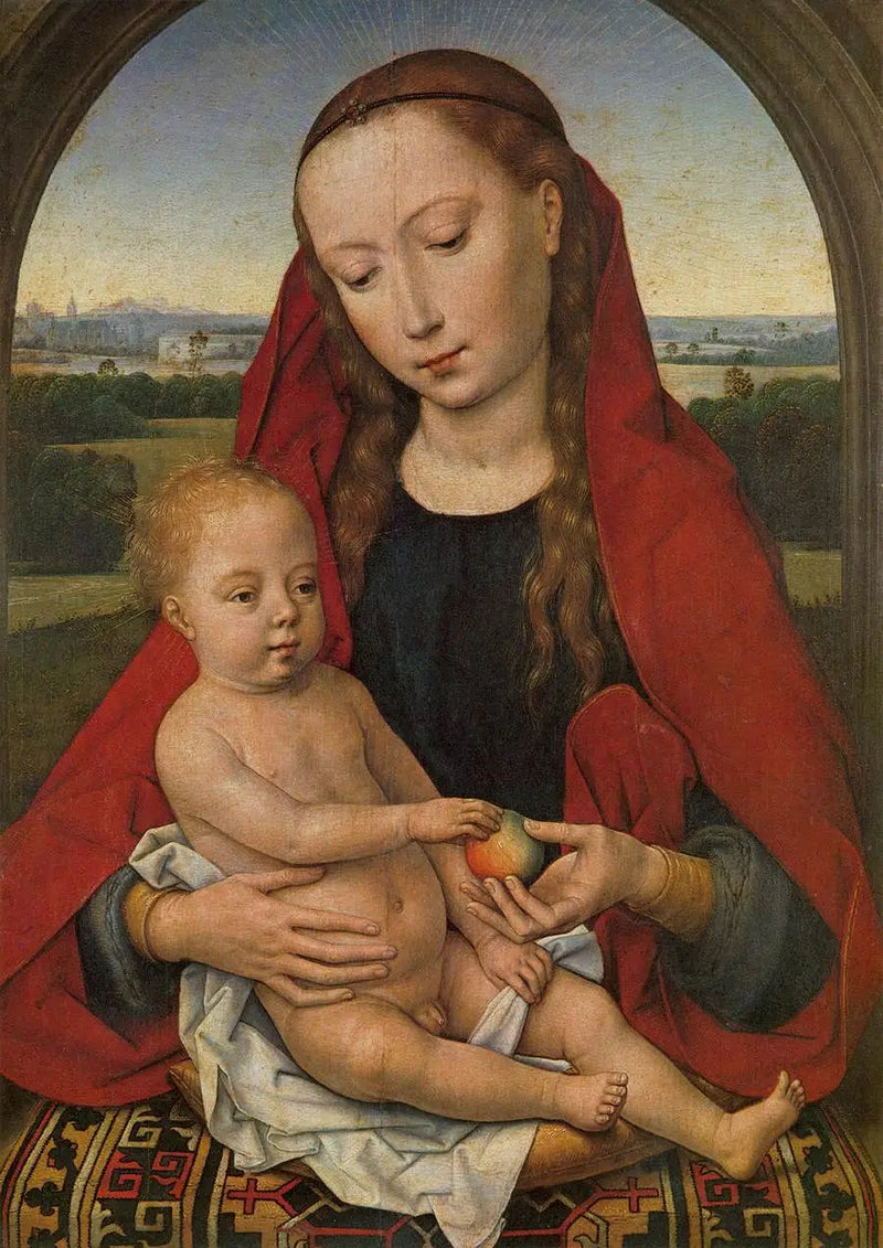 Jomfru med barnet. - Hans Memling