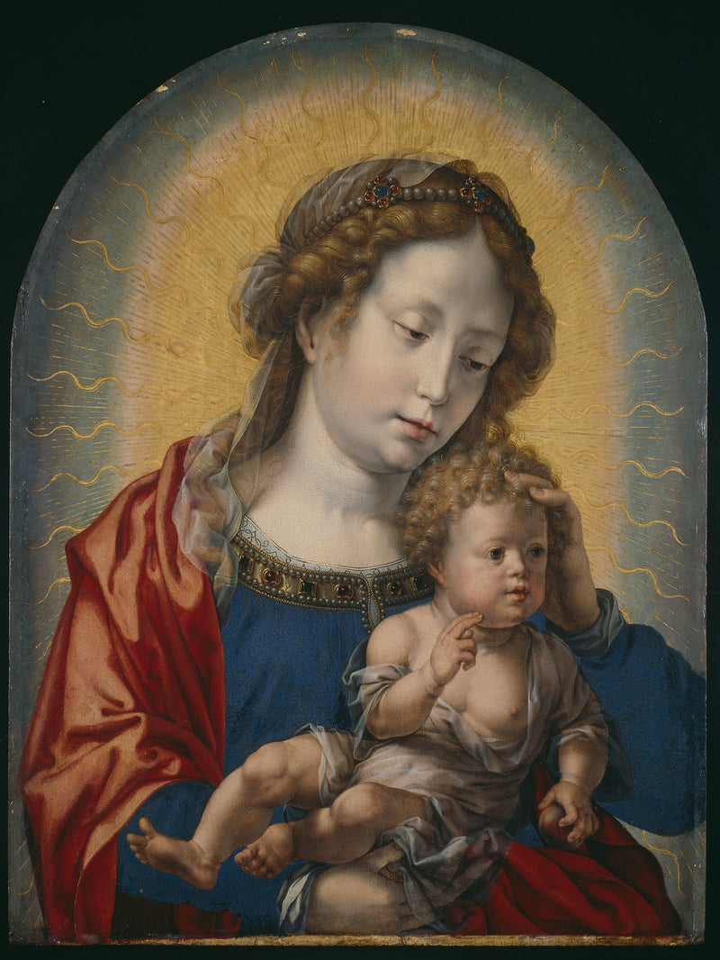 Jomfru med barnet - Jan Gossaert