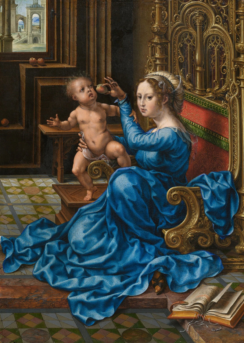 Jomfru med barnet - Jan Gossaert