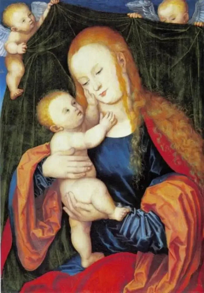 Jomfru med barnet - Lucas Cranach den eldre