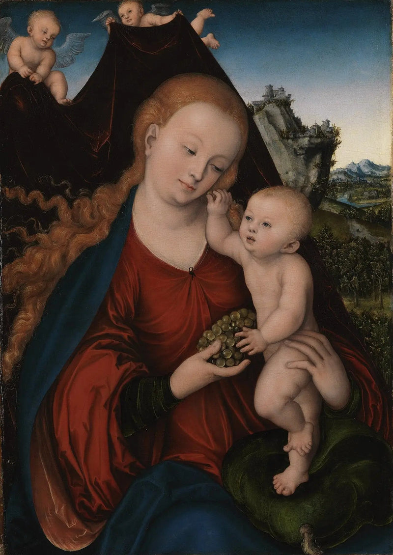 Jomfru med barnet - Lucas Cranach den eldre
