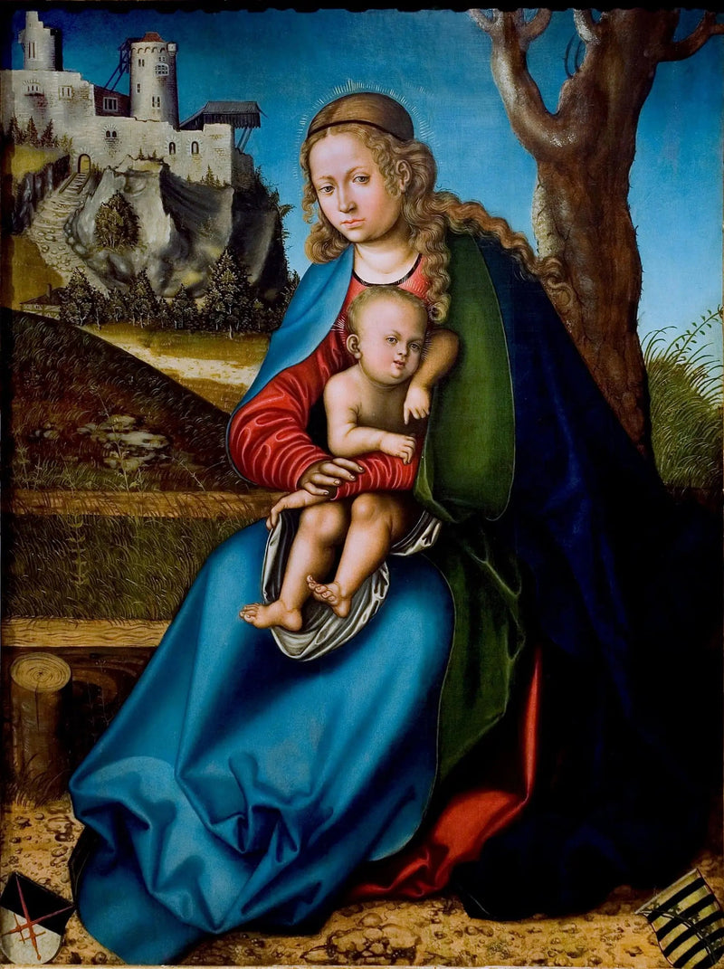 Jomfru med barnet - Lucas Cranach den eldre