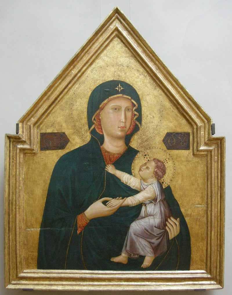 Jomfru med barnet - Mester av Saint Cecilia