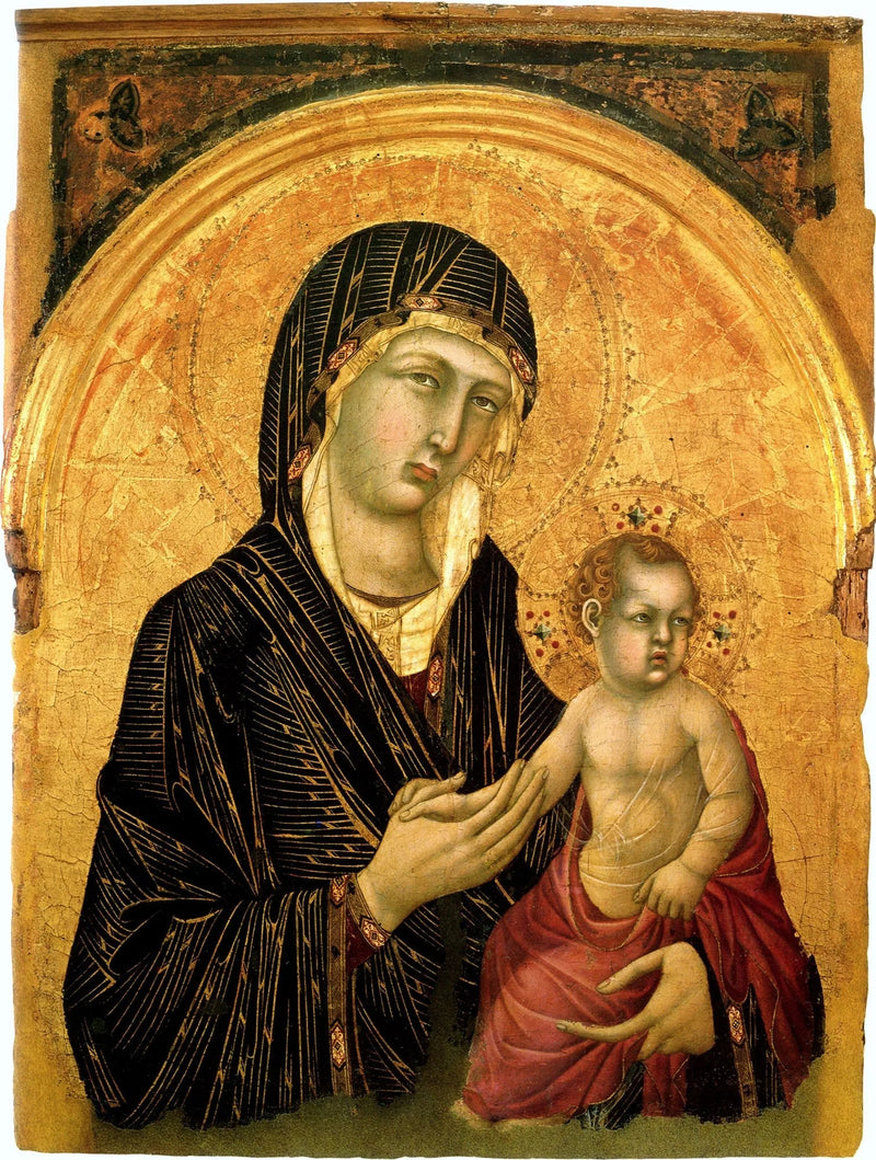 Jomfru med barnet nr. 583 - Simone Martini
