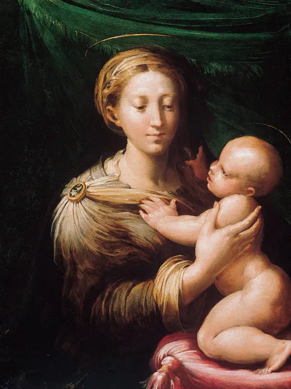 Jomfru med barnet - Parmigianino