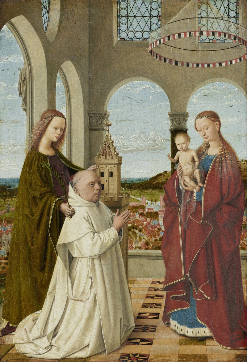 Jomfru med barnet - Petrus Christus