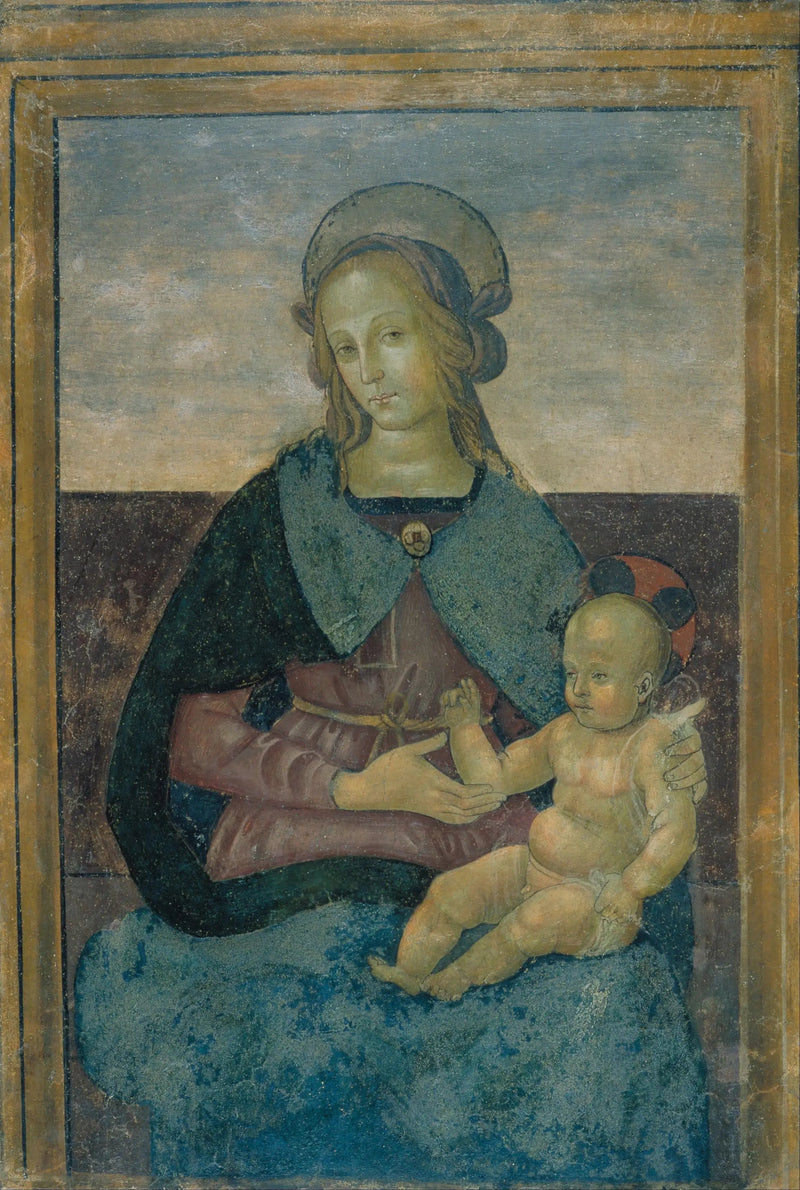 Jomfru med barnet - Pietro Perugino
